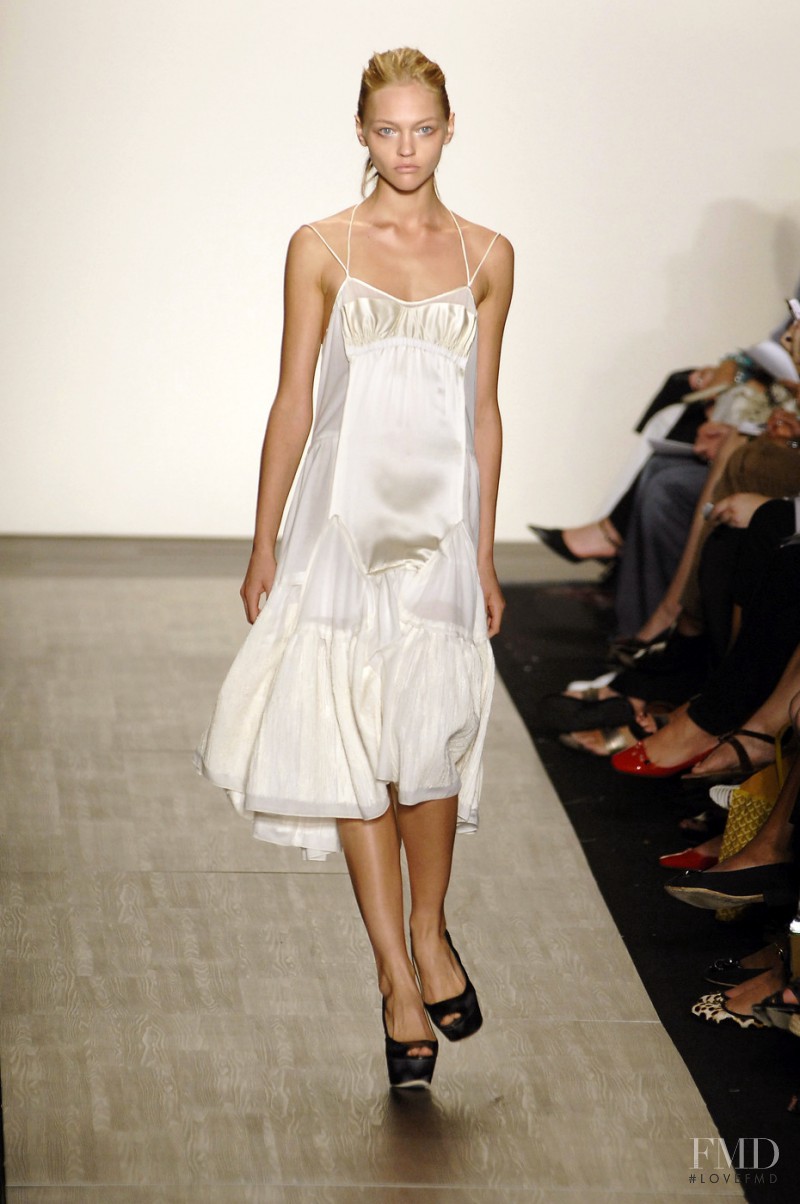 Sasha Pivovarova featured in  the Max Azria fashion show for Spring/Summer 2008