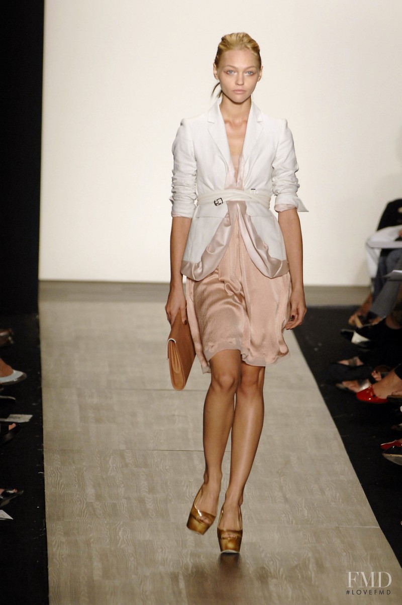 Sasha Pivovarova featured in  the Max Azria fashion show for Spring/Summer 2008