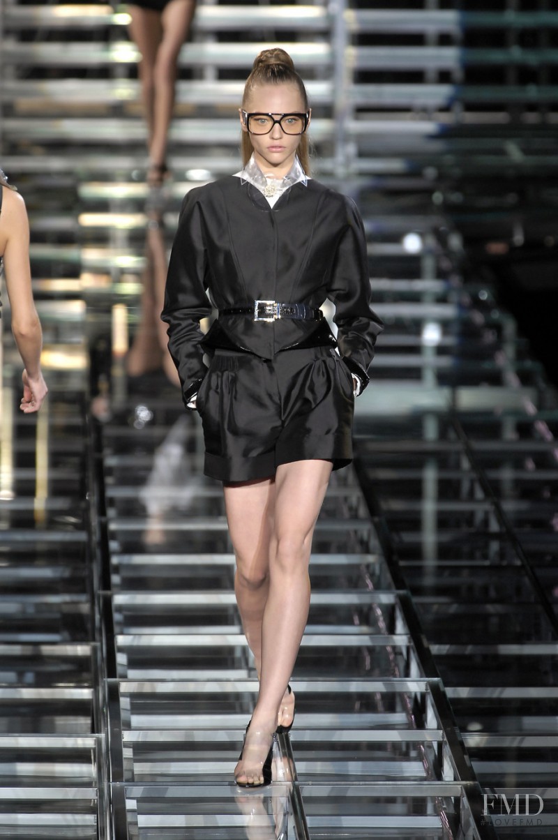 Sasha Pivovarova featured in  the Dolce & Gabbana fashion show for Spring/Summer 2007