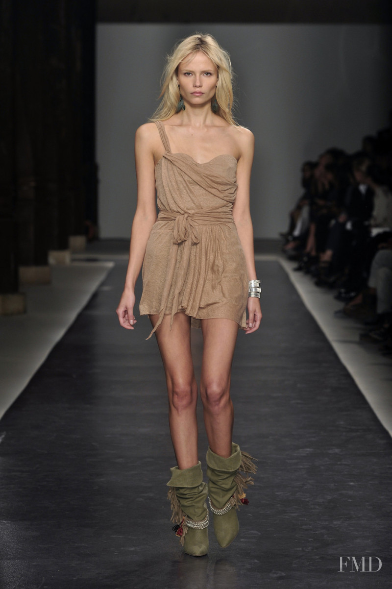 Natasha Poly featured in  the Isabel Marant fashion show for Spring/Summer 2010