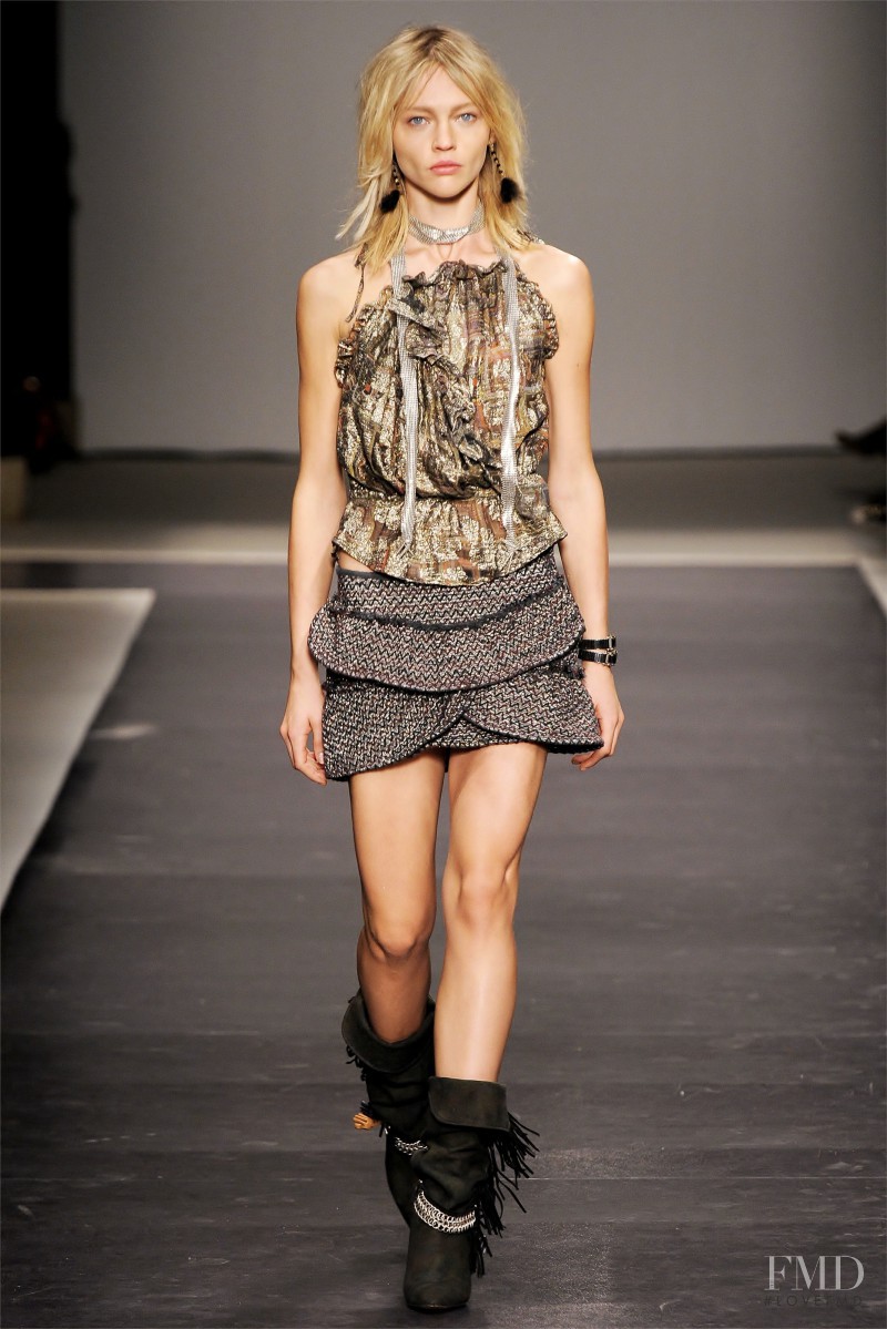 Sasha Pivovarova featured in  the Isabel Marant fashion show for Spring/Summer 2010