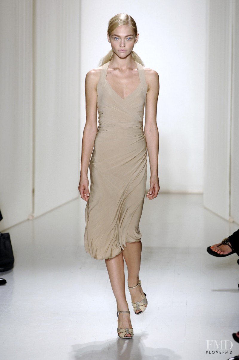 Sasha Pivovarova featured in  the Donna Karan New York fashion show for Spring/Summer 2008