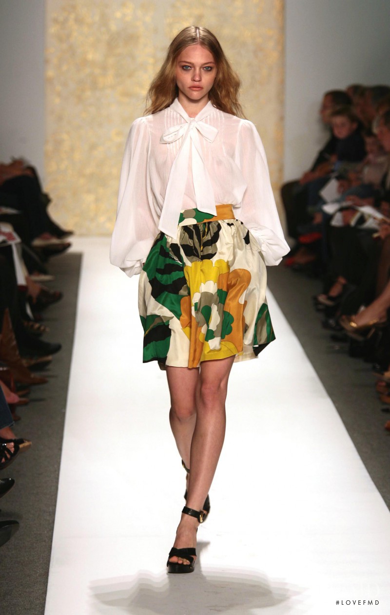 Sasha Pivovarova featured in  the Tibi fashion show for Spring/Summer 2007