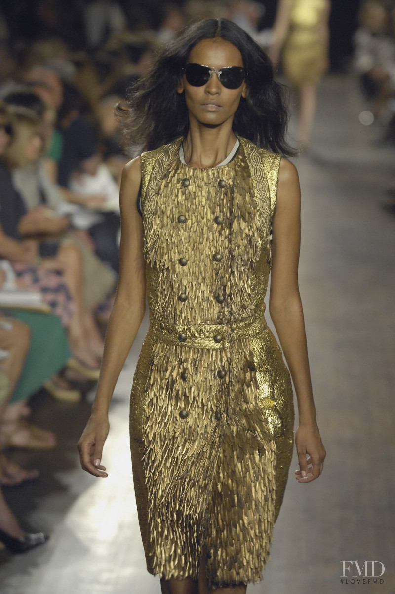 Liya Kebede featured in  the Proenza Schouler fashion show for Spring/Summer 2008