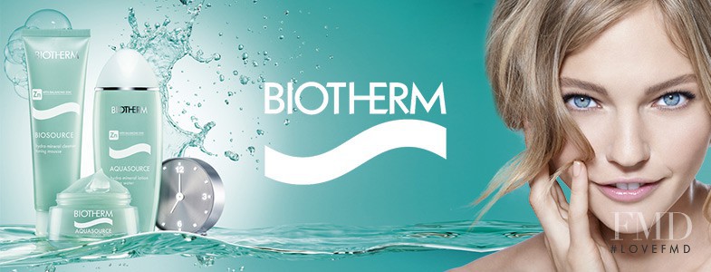 Sasha Pivovarova featured in  the Biotherm Skin Ergetic advertisement for Autumn/Winter 2012