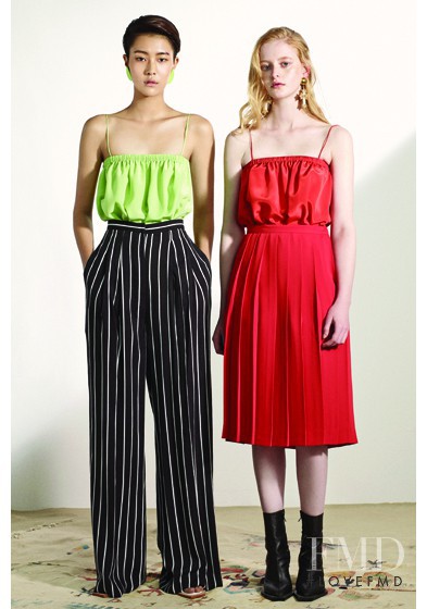 So Hyun Jung featured in  the pushBUTTON lookbook for Spring/Summer 2016