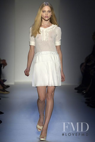 Sasha Pivovarova featured in  the Pringle of Scotland fashion show for Spring/Summer 2007