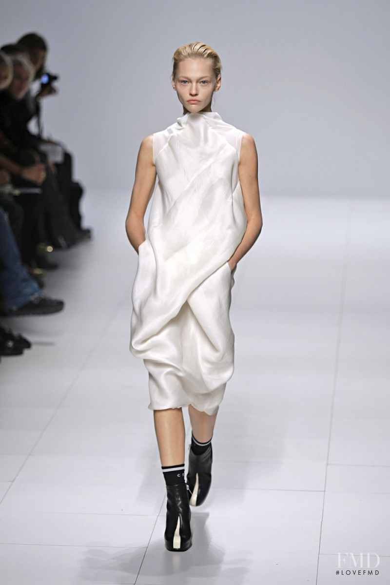 Sasha Pivovarova featured in  the Rick Owens Creatch fashion show for Spring/Summer 2008