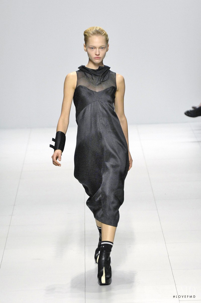 Sasha Pivovarova featured in  the Rick Owens Creatch fashion show for Spring/Summer 2008