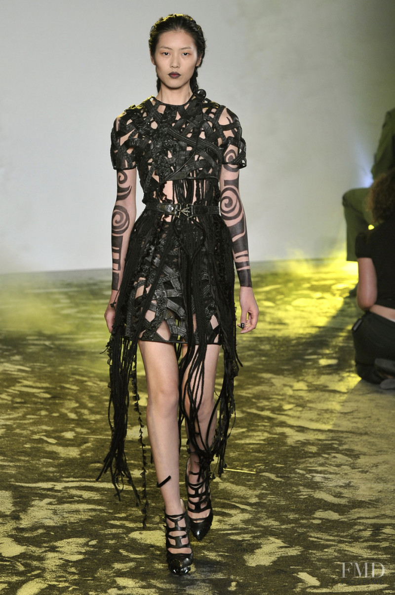 Liu Wen featured in  the Rodarte fashion show for Spring/Summer 2010