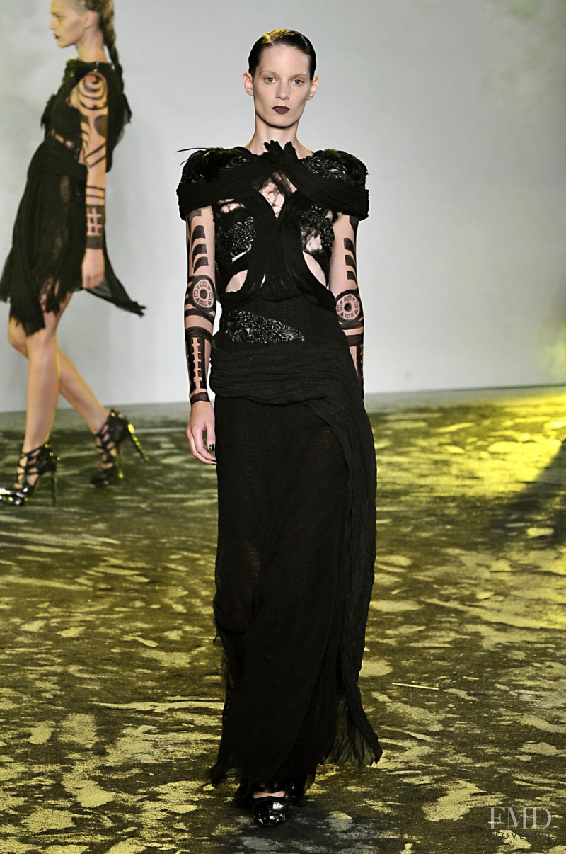 Iris Strubegger featured in  the Rodarte fashion show for Spring/Summer 2010