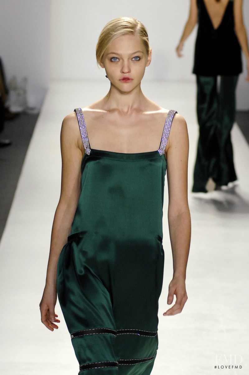 Sasha Pivovarova featured in  the Reem Acra fashion show for Autumn/Winter 2007