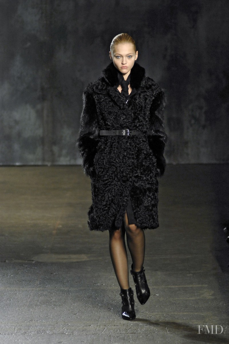 Sasha Pivovarova featured in  the malo fashion show for Autumn/Winter 2007