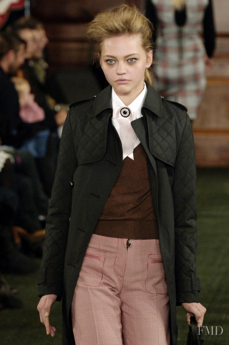 Sasha Pivovarova featured in  the Luella fashion show for Autumn/Winter 2006