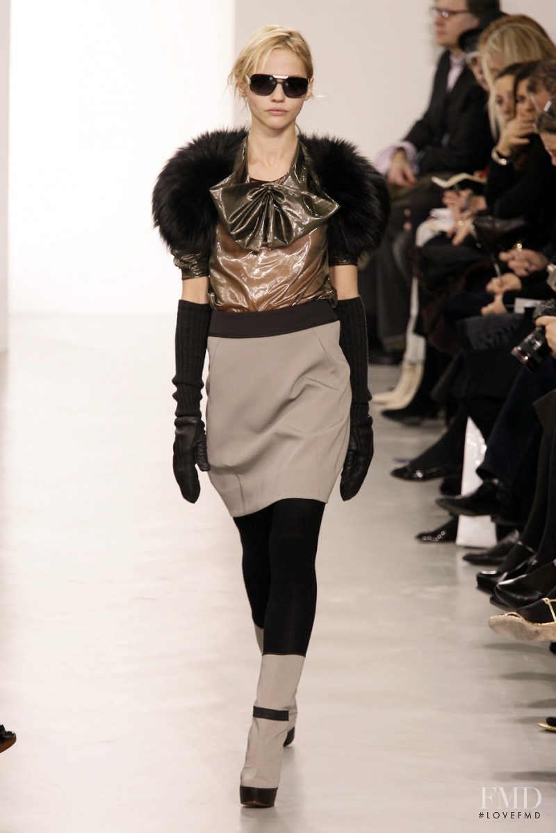 Sasha Pivovarova featured in  the Marni fashion show for Autumn/Winter 2007