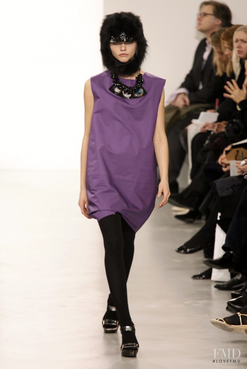 Sasha Pivovarova featured in  the Marni fashion show for Autumn/Winter 2007