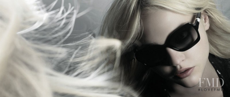 Sasha Pivovarova featured in  the Chanel Eyewear advertisement for Autumn/Winter 2009