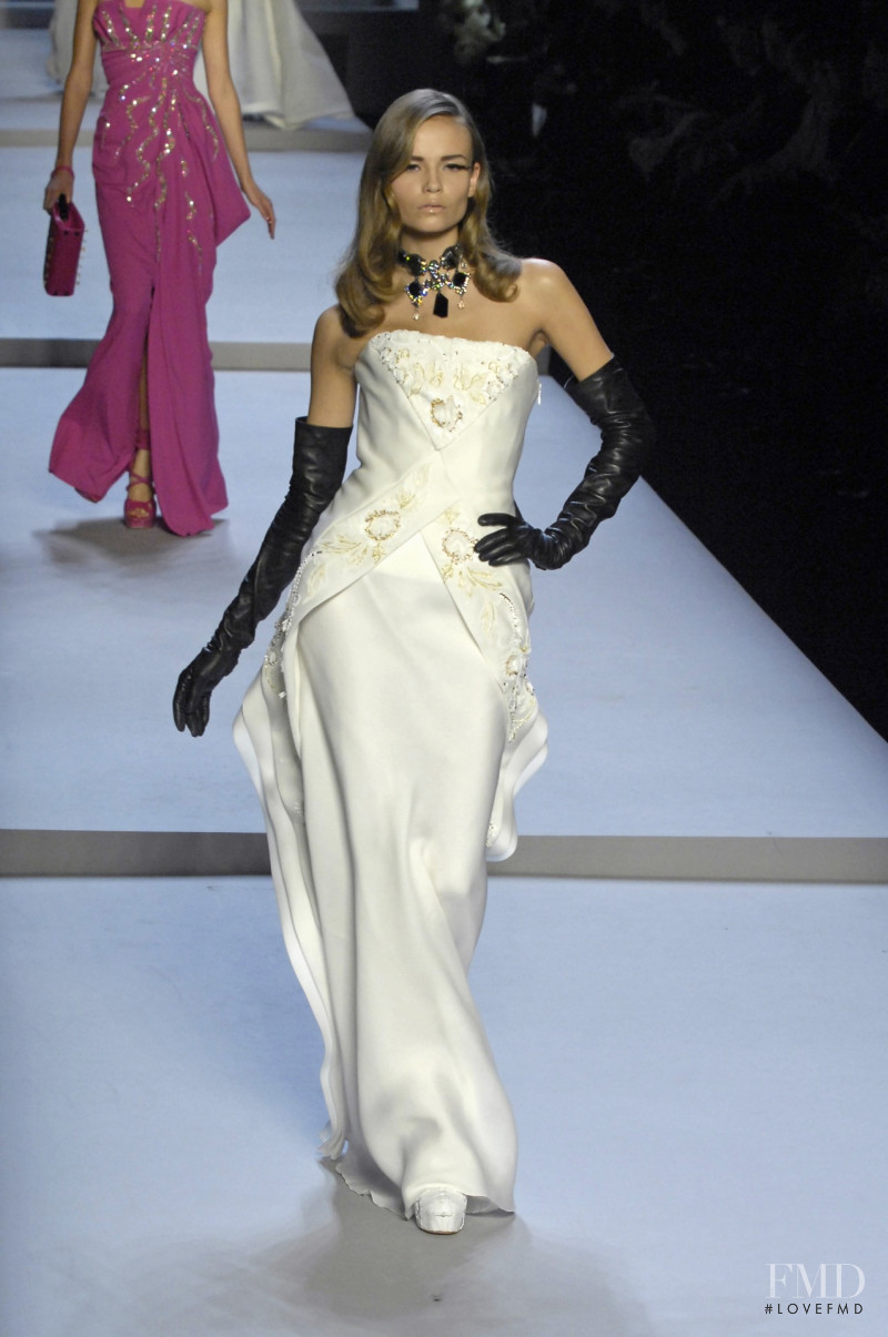 Natasha Poly featured in  the Christian Dior fashion show for Autumn/Winter 2007