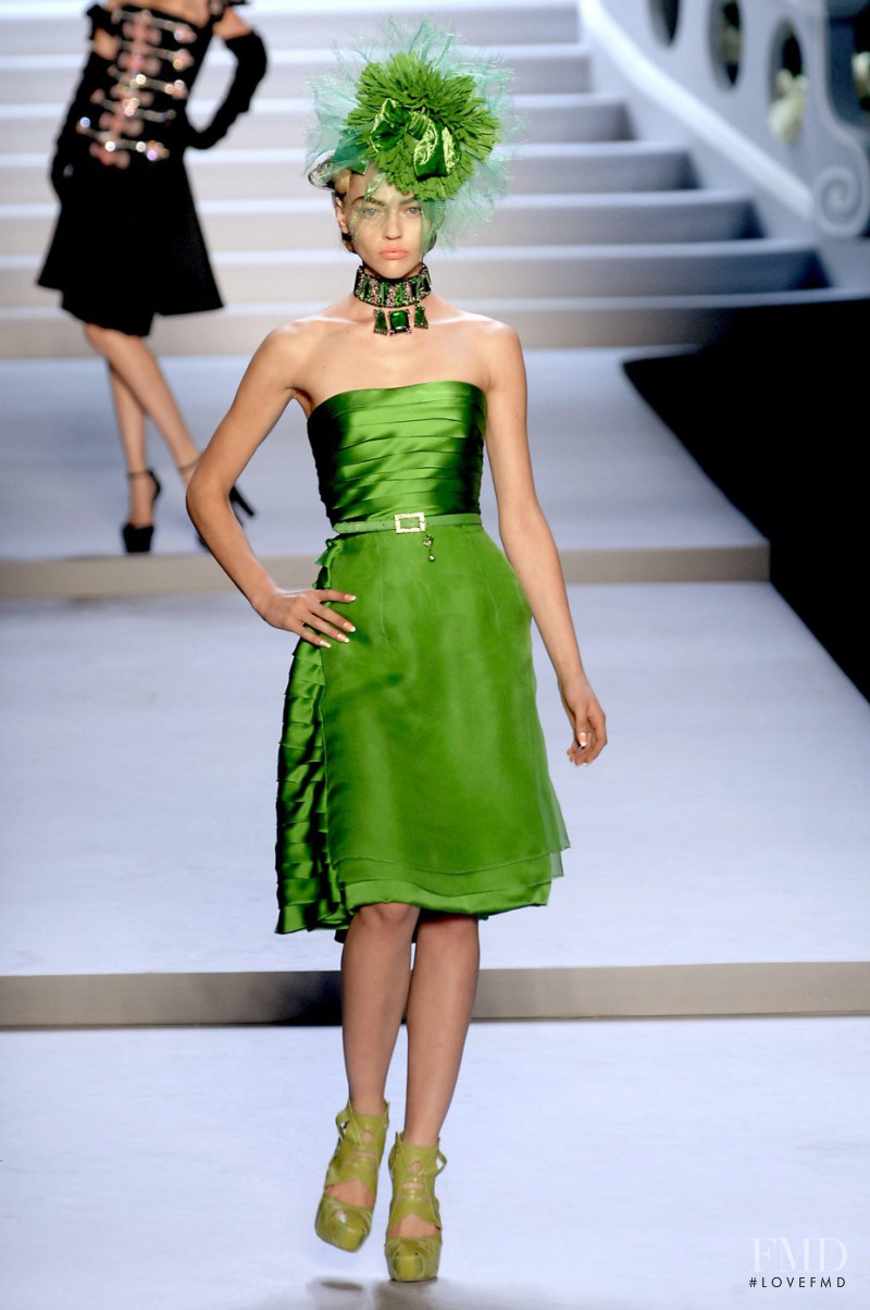 Sasha Pivovarova featured in  the Christian Dior fashion show for Autumn/Winter 2007