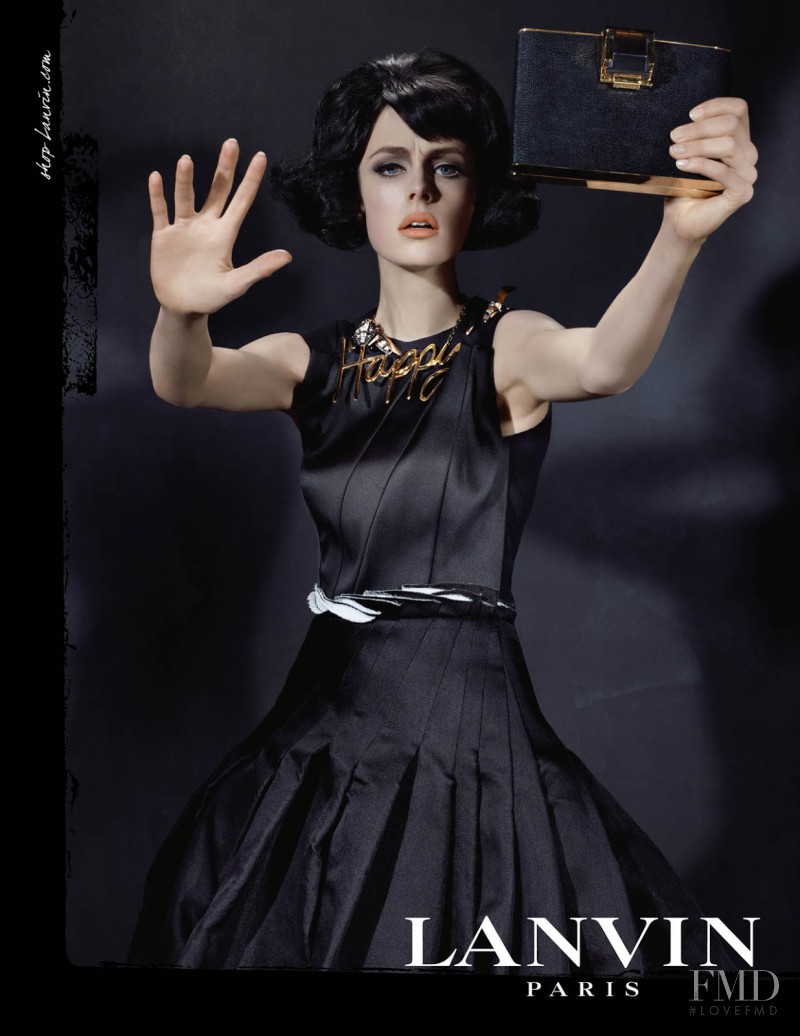 Edie Campbell featured in  the Lanvin advertisement for Autumn/Winter 2013