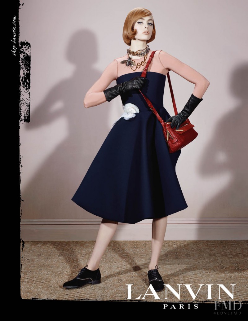 Edie Campbell featured in  the Lanvin advertisement for Autumn/Winter 2013
