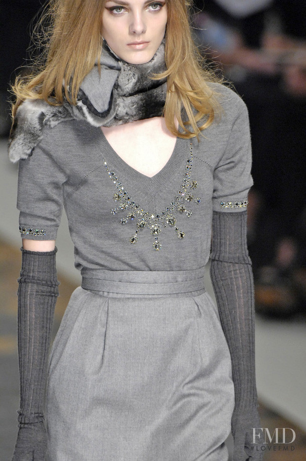 Denisa Dvorakova featured in  the Belstaff fashion show for Autumn/Winter 2007