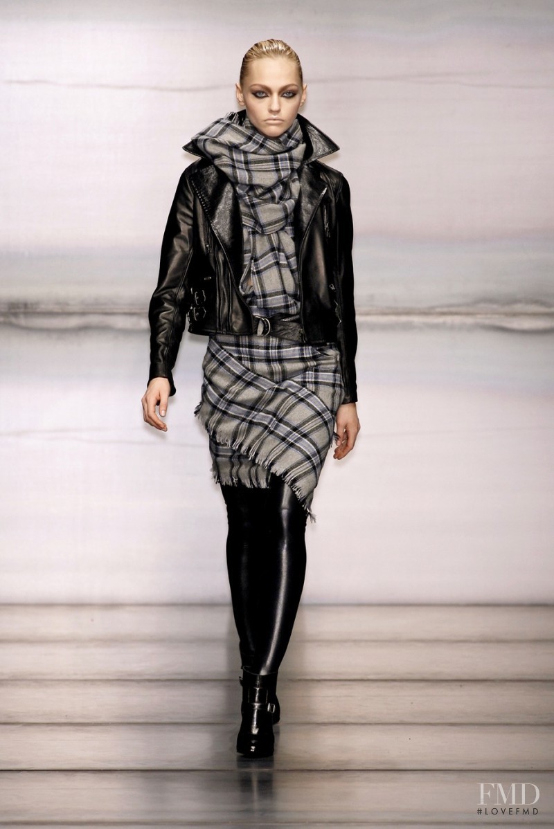Sasha Pivovarova featured in  the Belstaff fashion show for Autumn/Winter 2007