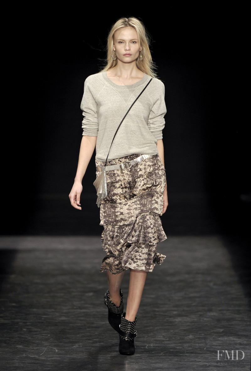 Natasha Poly featured in  the Isabel Marant fashion show for Autumn/Winter 2009