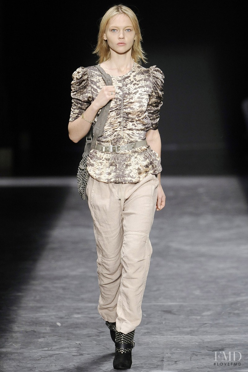 Sasha Pivovarova featured in  the Isabel Marant fashion show for Autumn/Winter 2009
