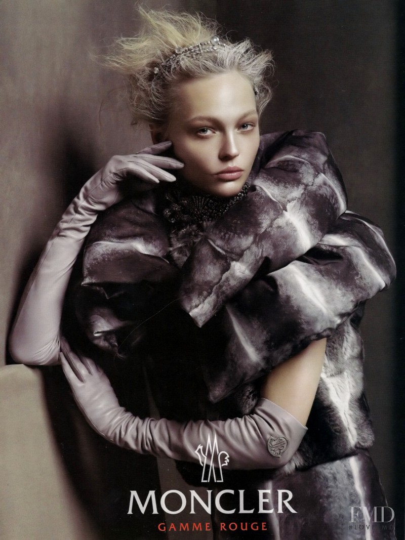 Sasha Pivovarova featured in  the Moncler Gamme Rouge advertisement for Autumn/Winter 2009