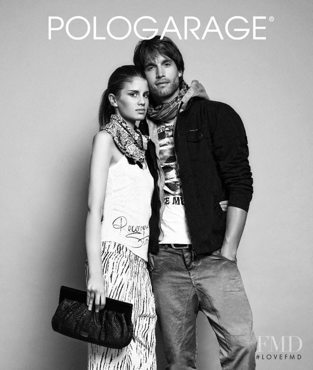 Livia Pillmann featured in  the Pologarage advertisement for Spring/Summer 2012