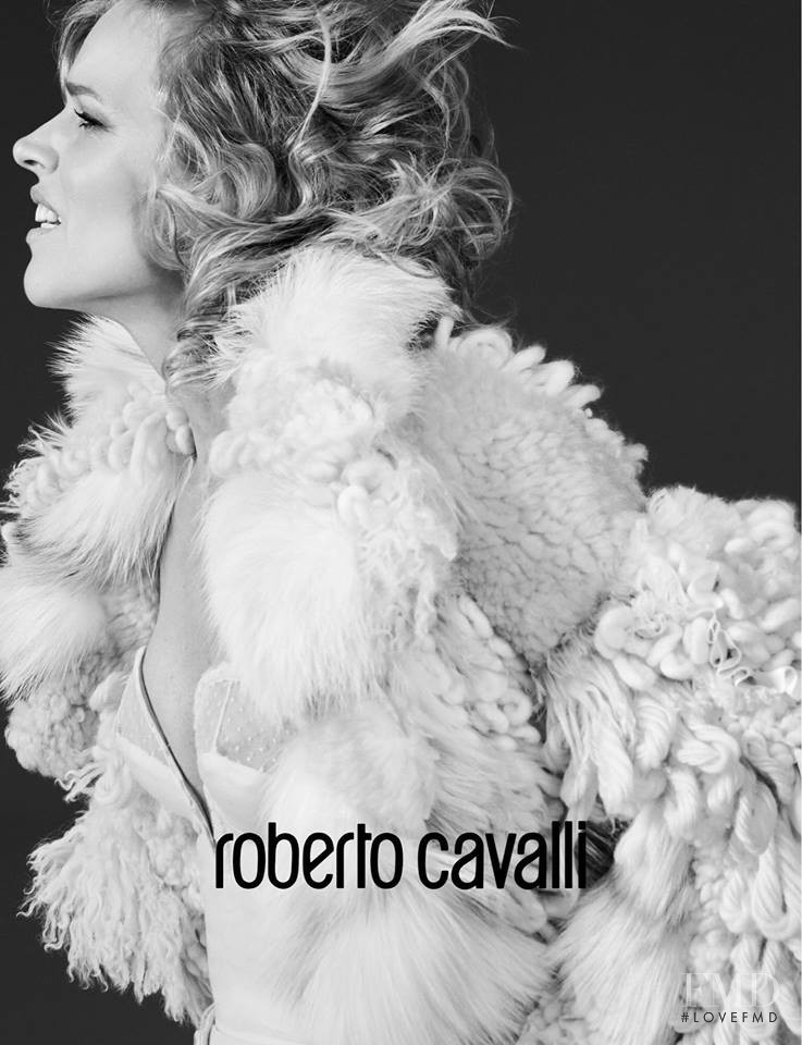 Eva Herzigova featured in  the Roberto Cavalli advertisement for Autumn/Winter 2017