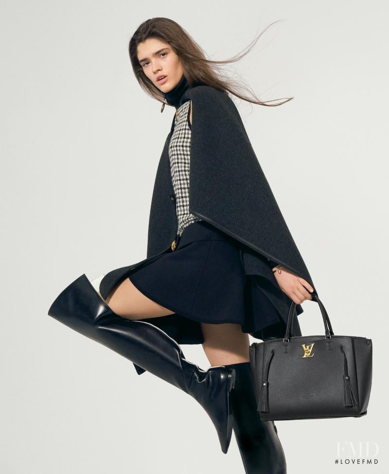 Alexandra Maria Micu featured in  the Louis Vuitton advertisement for Autumn/Winter 2017