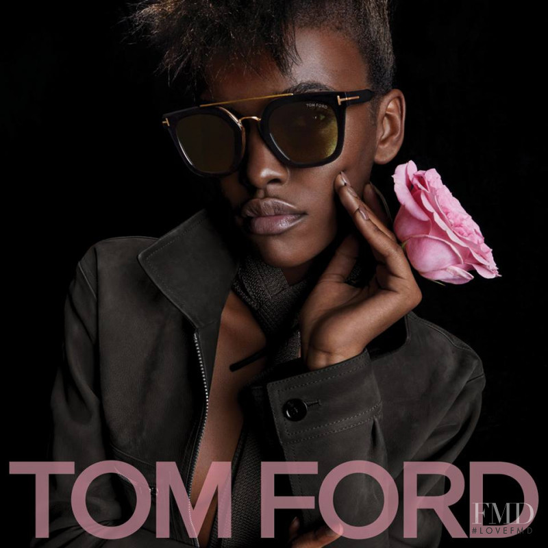 Amilna Estevão featured in  the Tom Ford advertisement for Spring/Summer 2017