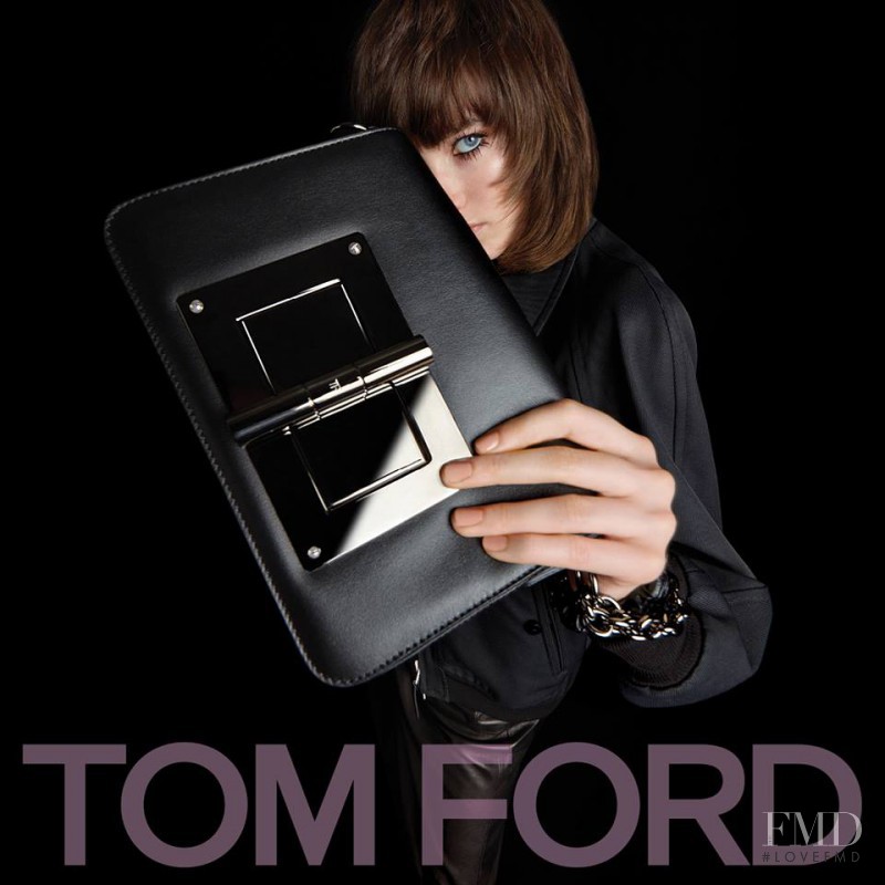 Grace Hartzel featured in  the Tom Ford advertisement for Spring/Summer 2017