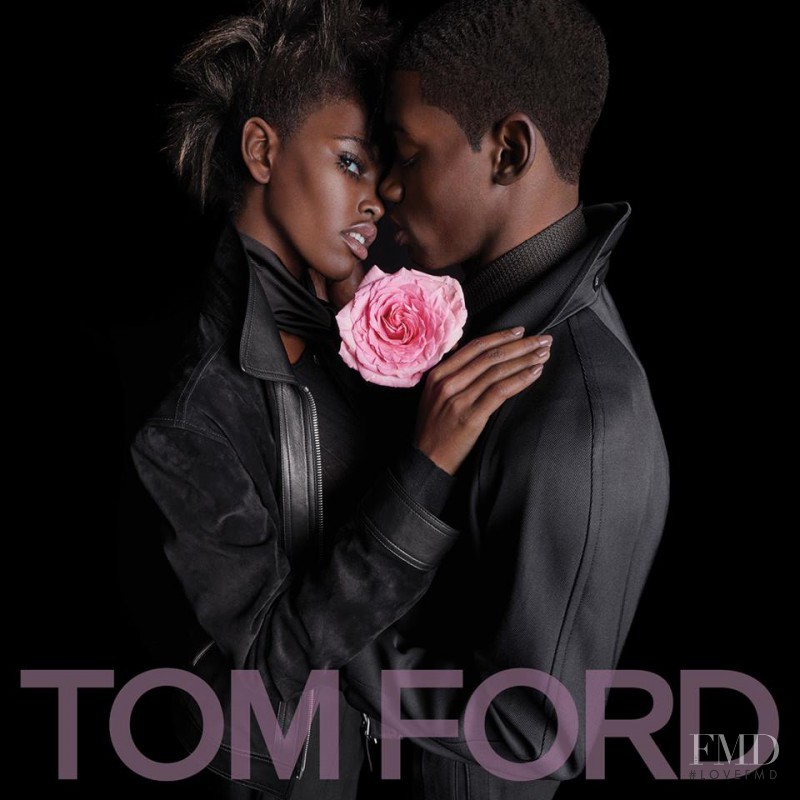 Amilna Estevão featured in  the Tom Ford advertisement for Spring/Summer 2017