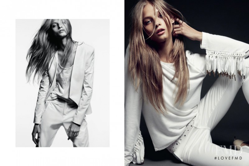 Anna Selezneva featured in  the Hunkydory advertisement for Spring/Summer 2013