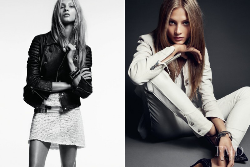 Anna Selezneva featured in  the Hunkydory advertisement for Spring/Summer 2013