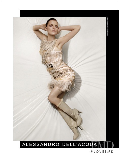 Guinevere van Seenus featured in  the Alessandro Dell\'Acqua advertisement for Spring/Summer 2009