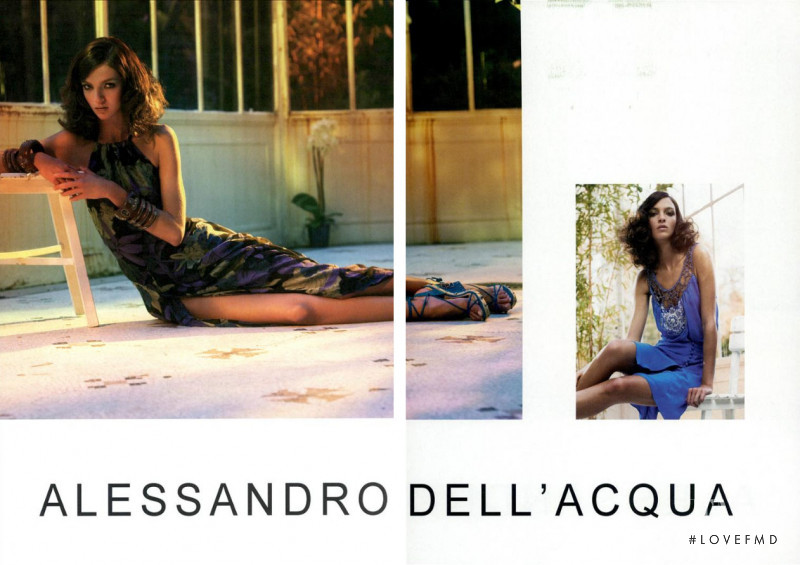 Mariacarla Boscono featured in  the Alessandro Dell\'Acqua advertisement for Spring/Summer 2005