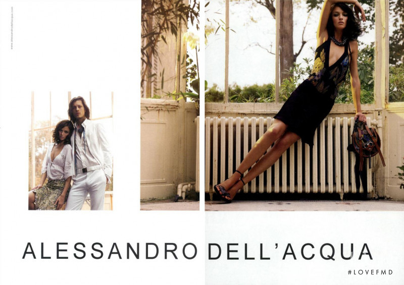 Mariacarla Boscono featured in  the Alessandro Dell\'Acqua advertisement for Spring/Summer 2005