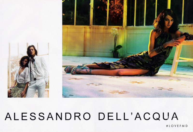 Mariacarla Boscono featured in  the Alessandro Dell\'Acqua advertisement for Spring/Summer 2005