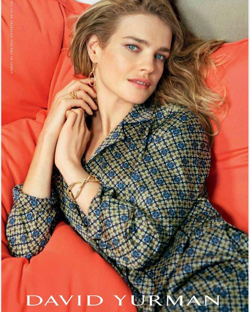 Natalia Vodianova featured in  the David Yurman advertisement for Spring/Summer 2017