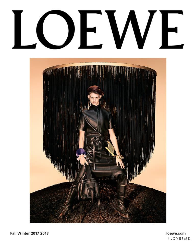 Gisele Bundchen featured in  the Loewe advertisement for Autumn/Winter 2017