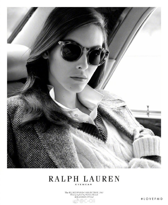 Vittoria Ceretti featured in  the Ralph Lauren The Icons Collection advertisement for Spring/Summer 2017