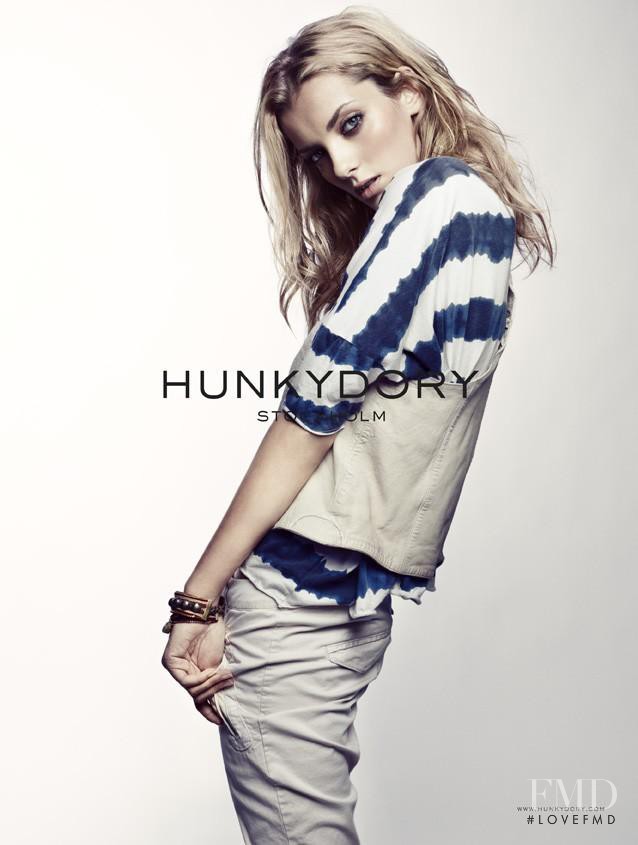 Denisa Dvorakova featured in  the Hunkydory advertisement for Spring/Summer 2012