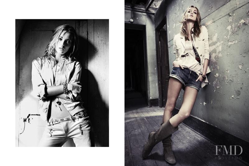 Denisa Dvorakova featured in  the Hunkydory advertisement for Spring/Summer 2012