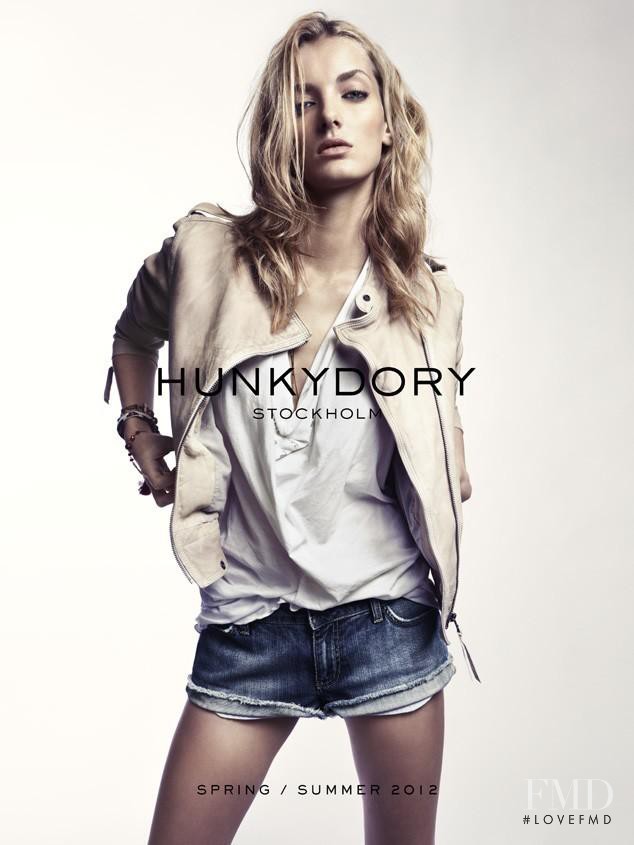 Denisa Dvorakova featured in  the Hunkydory advertisement for Spring/Summer 2012
