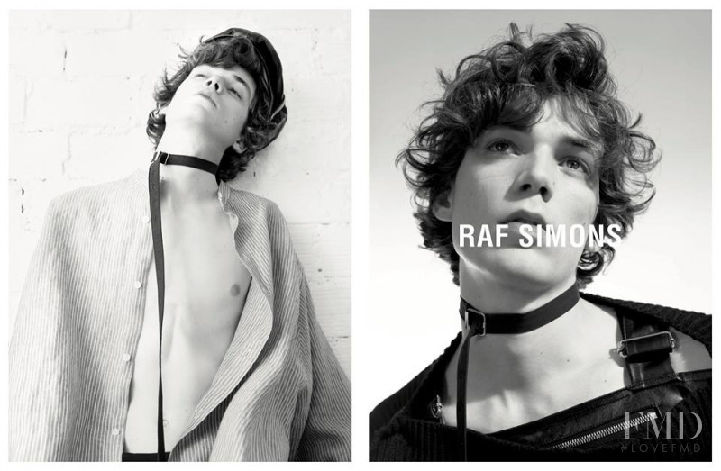 Raf Simons advertisement for Spring/Summer 2017