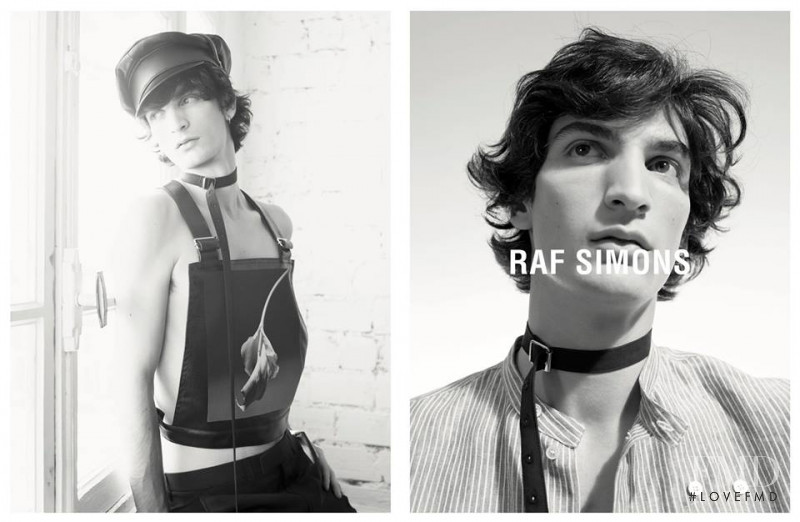 Raf Simons advertisement for Spring/Summer 2017